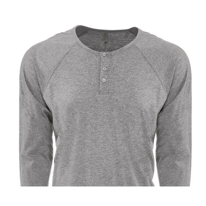Next Level Apparel Men's Triblend Long-Sleeve Henley