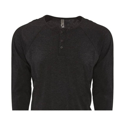 Next Level Apparel Men's Triblend Long-Sleeve Henley