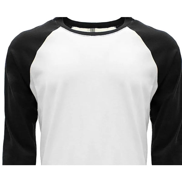 Next Level Apparel Unisex CVC 3/4 Sleeve Raglan Baseball ...
