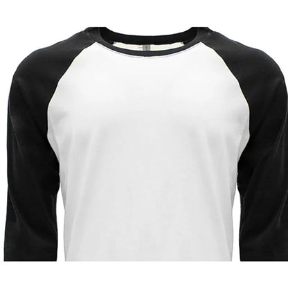 Next Level Apparel Unisex CVC 3/4 Sleeve Raglan Baseball ...