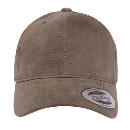 Yupoong Adult Brushed Cotton Twill Mid-Profile Cap