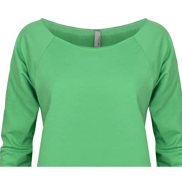 Next Level Apparel Ladies' French Terry 3/4-Sleeve Raglan