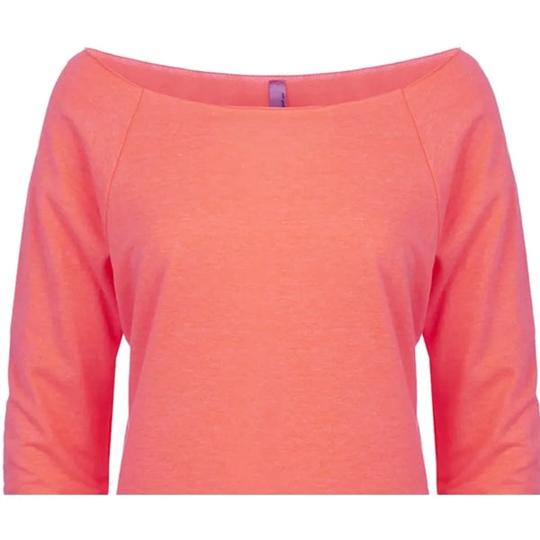 Next Level Apparel Ladies' French Terry 3/4-Sleeve Raglan