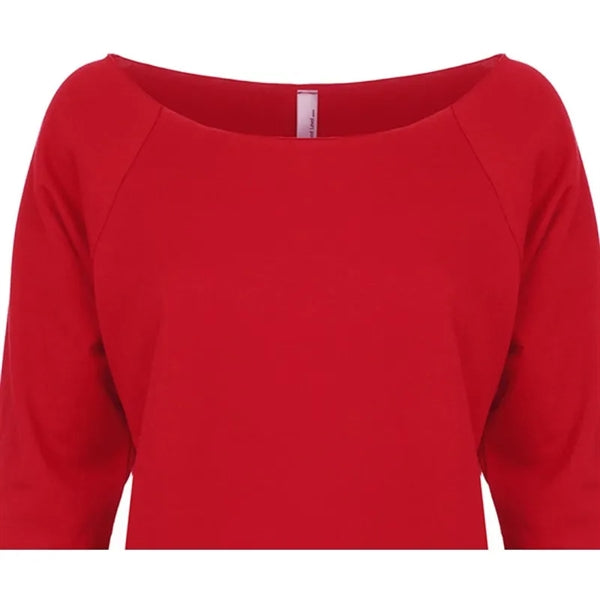 Next Level Apparel Ladies' French Terry 3/4-Sleeve Raglan
