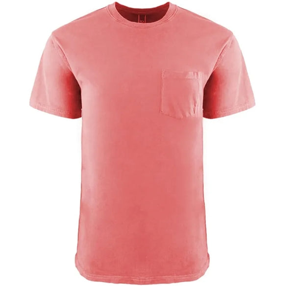 Next Level Apparel Adult Inspired Dye Crew With Pocket