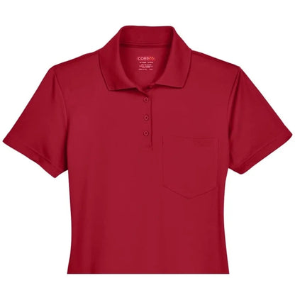 CORE365 Ladies' Origin Performance Pique Polo With Pocket