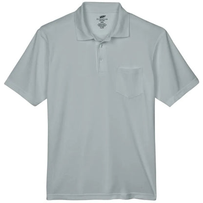 UltraClub Adult Cool & Dry Mesh Pique Polo With Pocket