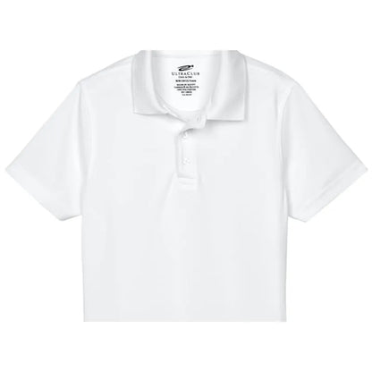 UltraClub Youth Cool & Dry Mesh Pique Polo