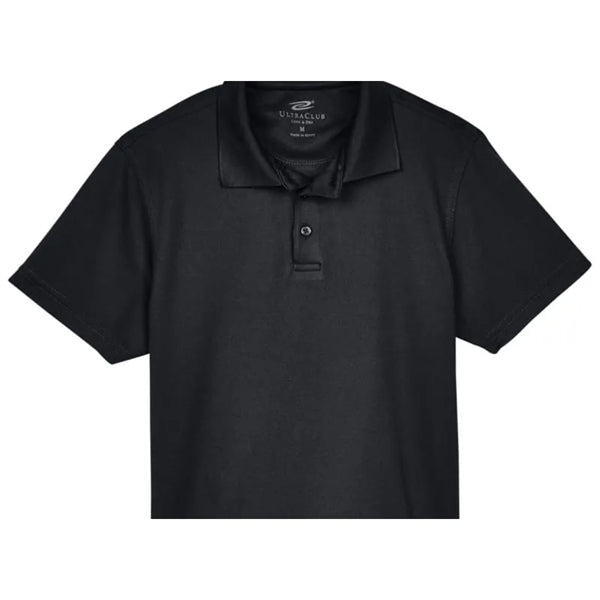 UltraClub Youth Cool & Dry Mesh Pique Polo