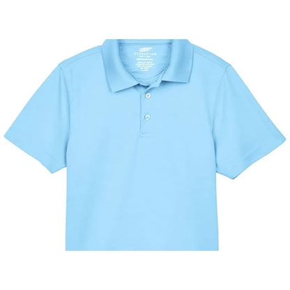 UltraClub Youth Cool & Dry Mesh Pique Polo