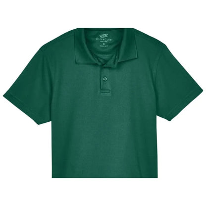 UltraClub Youth Cool & Dry Mesh Pique Polo