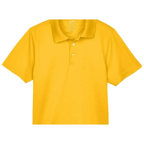 UltraClub Youth Cool & Dry Mesh Pique Polo