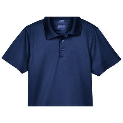 UltraClub Youth Cool & Dry Mesh Pique Polo
