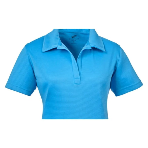 UltraClub Ladies' Cool & Dry Jacquard Stripe Polo
