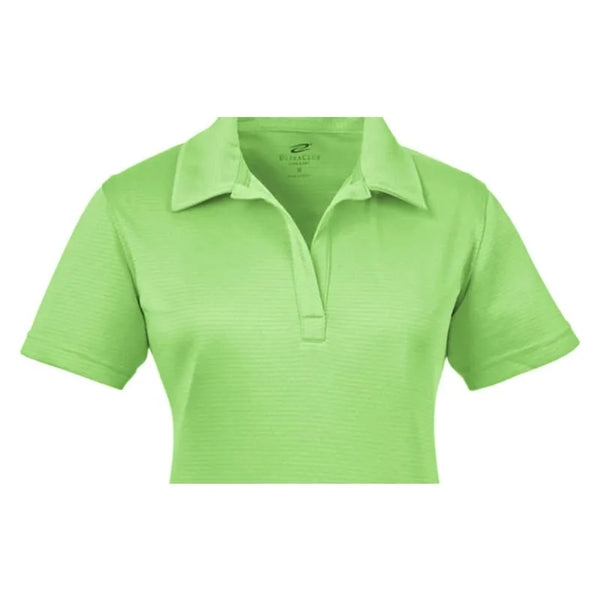 UltraClub Ladies' Cool & Dry Jacquard Stripe Polo