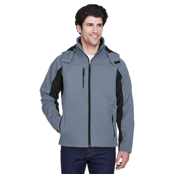 UltraClub Adult Colorblock 3-in-1 Systems Hooded Soft She...