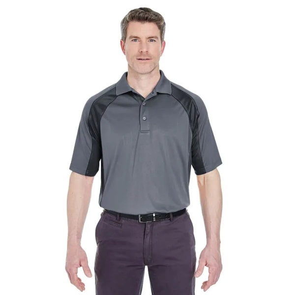 UltraClub Adult Cool & Dry Sport Performance Colorblock I...