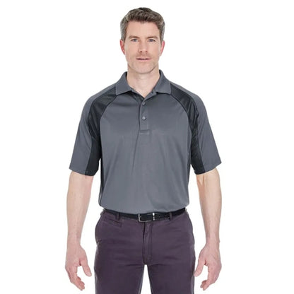 UltraClub Adult Cool & Dry Sport Performance Colorblock I...