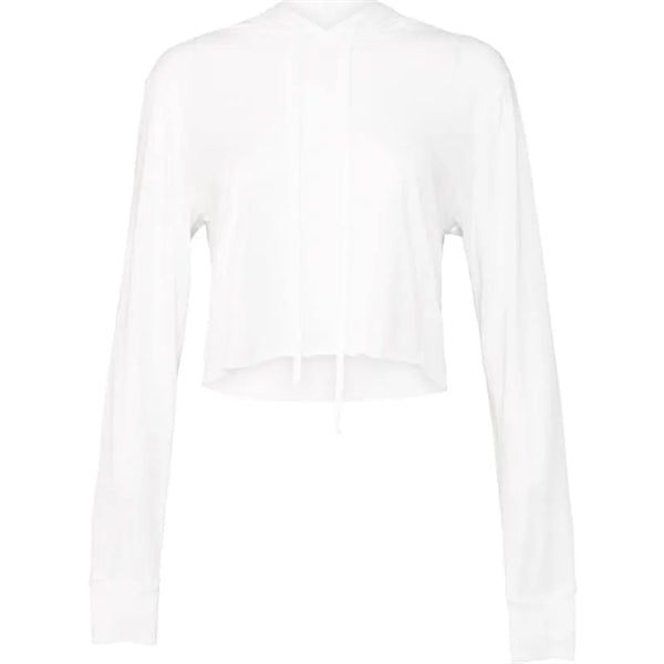Bella + Canvas Ladies' Cropped Long Sleeve Hoodie T-Shirt