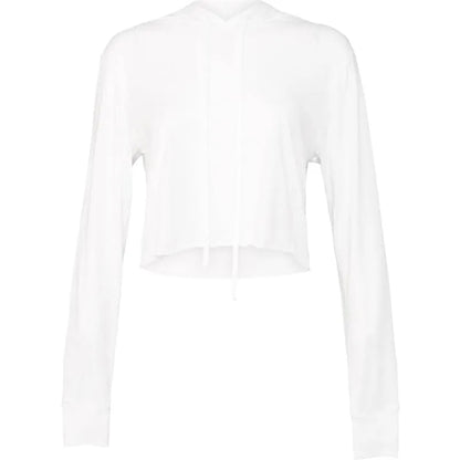 Bella + Canvas Ladies' Cropped Long Sleeve Hoodie T-Shirt