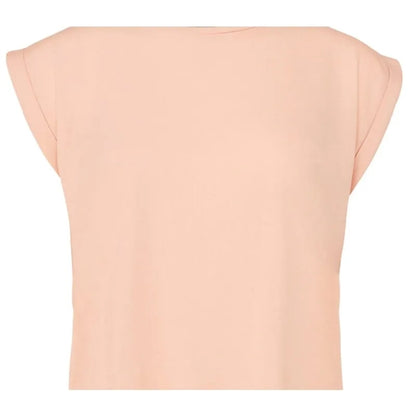 Bella + Canvas Ladies' Flowy Muscle T-Shirt With Rolled Cuff