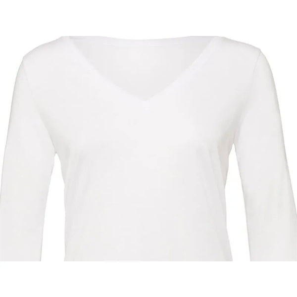 Bella + Canvas Ladies' Flowy Long-Sleeve V-Neck