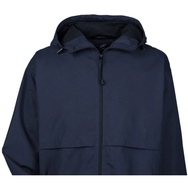UltraClub Adult Microfiber Full-Zip Hooded Jacket
