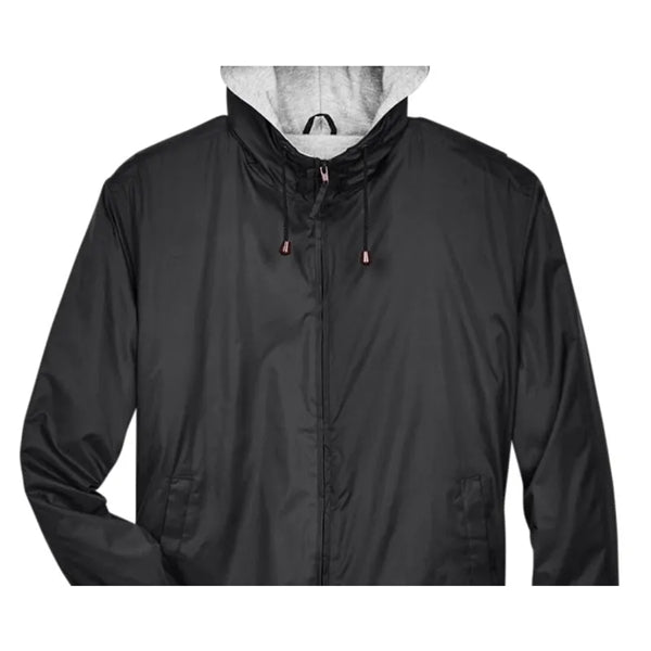 UltraClub Adult Fleece-Lined Hooded Jacket