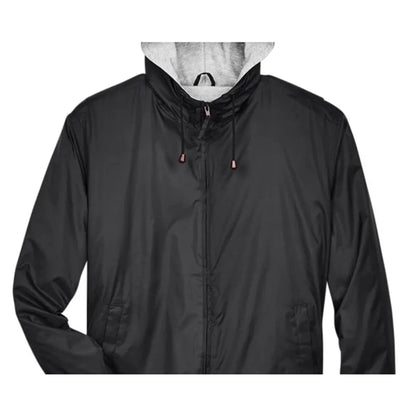 UltraClub Adult Fleece-Lined Hooded Jacket
