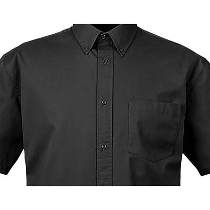 UltraClub Adult Short-Sleeve Whisper Twill