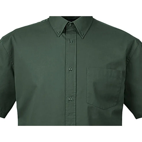 UltraClub Adult Short-Sleeve Whisper Twill