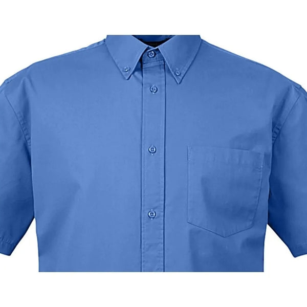 UltraClub Adult Short-Sleeve Whisper Twill