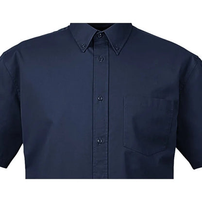 UltraClub Adult Short-Sleeve Whisper Twill