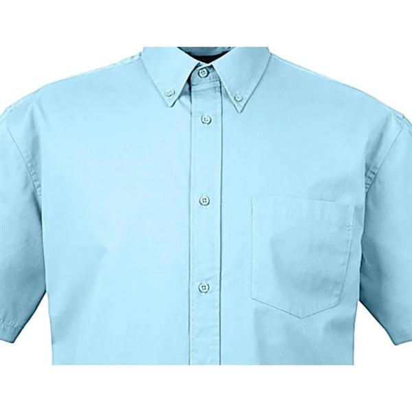 UltraClub Adult Short-Sleeve Whisper Twill
