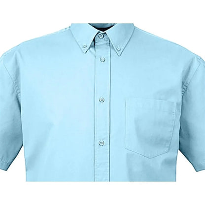 UltraClub Adult Short-Sleeve Whisper Twill
