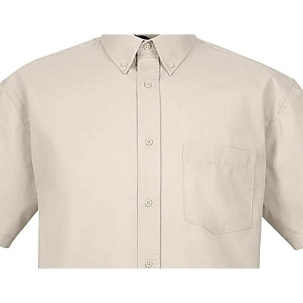 UltraClub Adult Short-Sleeve Whisper Twill