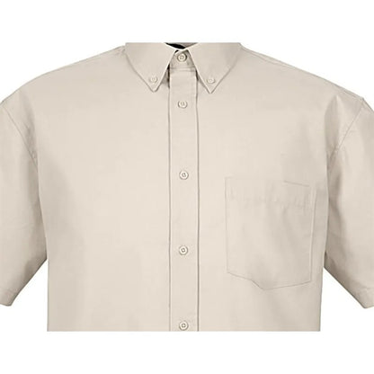 UltraClub Adult Short-Sleeve Whisper Twill