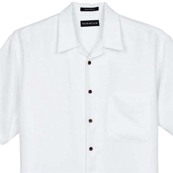 UltraClub Men's Cabana Breeze Camp Shirt