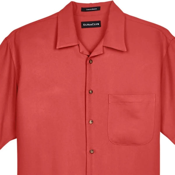 UltraClub Men's Cabana Breeze Camp Shirt