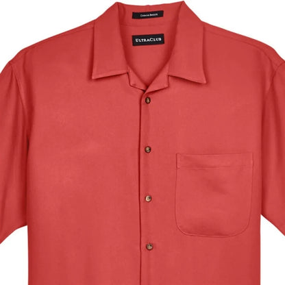 UltraClub Men's Cabana Breeze Camp Shirt