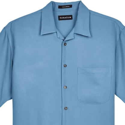UltraClub Men's Cabana Breeze Camp Shirt