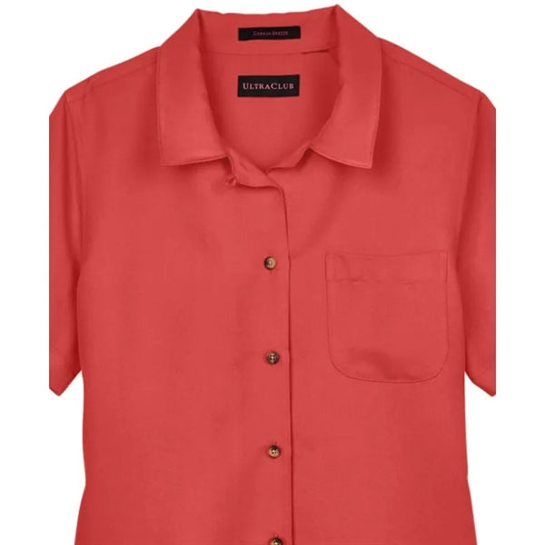 UltraClub Ladies' Cabana Breeze Camp Shirt