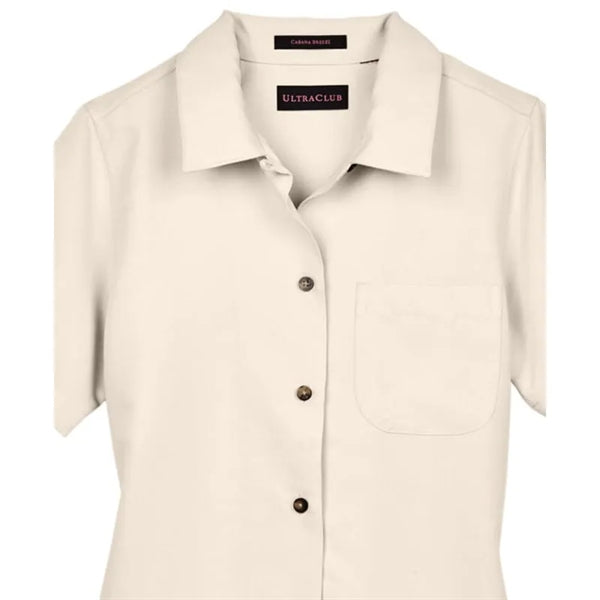 UltraClub Ladies' Cabana Breeze Camp Shirt