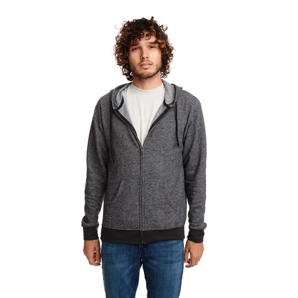Next Level Apparel Adult Pacifica Denim Fleece Full-Zip H...