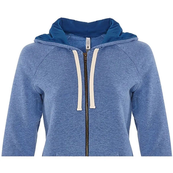 Next Level Apparel Ladies' PCH Raglan Zip Hoodie