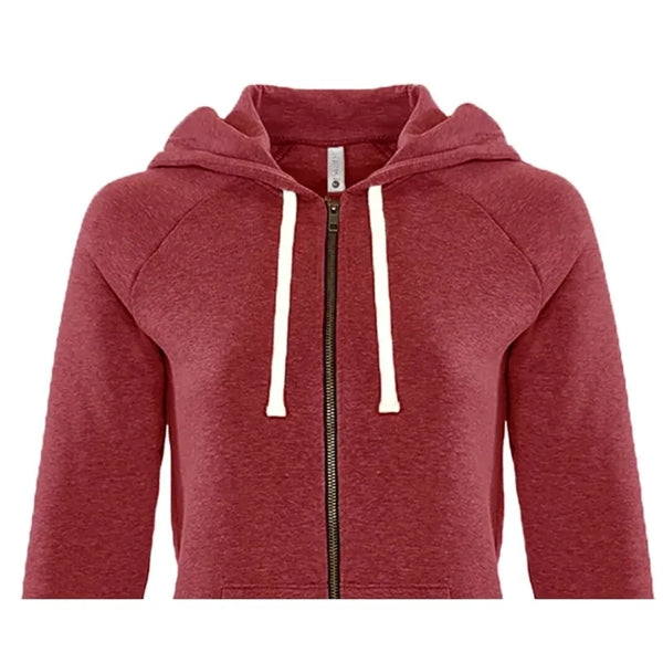 Next Level Apparel Ladies' PCH Raglan Zip Hoodie