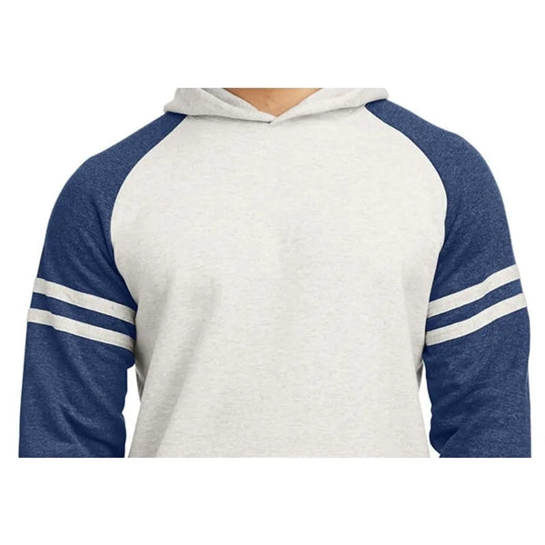 Jerzees Unisex NuBlend Varsity Color-Block Hooded Sweatshirt