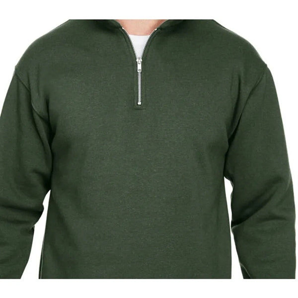Bayside Unisex 9.5 Oz., 80/20 Quarter-Zip Pullover Sweats...