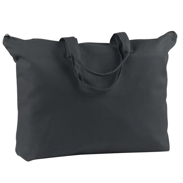 BAGedge 12 Oz. Canvas Zippered Book Tote