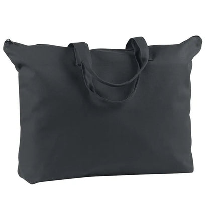 BAGedge 12 Oz. Canvas Zippered Book Tote